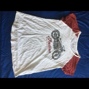 Lucky Brand Indian Motorcycle tee